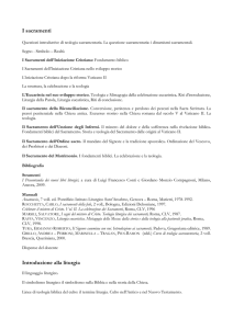 Facchini-I sacramenti - Istituto Superiore di Scienze Religiose S