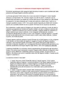 Le reazioni di addizione al doppio legame negli alcheni