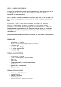 Corso di Web Marketing