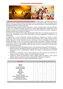 liceo dello sport - Istituto Prometeo