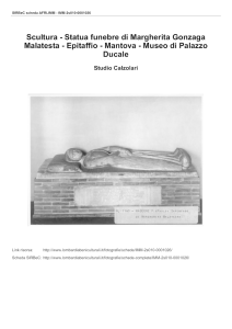Scultura - Statua funebre di Margherita Gonzaga Malatesta