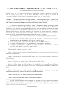 Le parti dell`Ottica