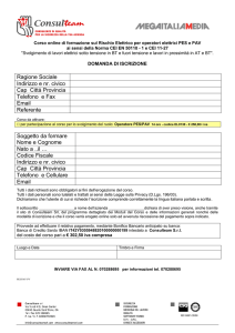 Ragione Sociale Indirizzo e nr. civico Cap Città