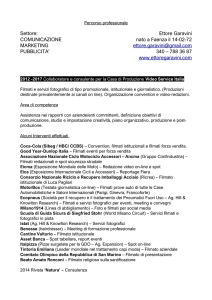 Settore: COMUNICAZIONE MARKETING PUBBLICITA` Ettore