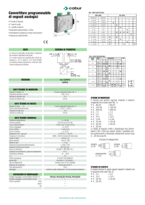 Convertitore programmabile di segnali analogici