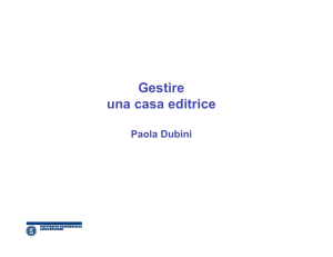 Gestire una casa editrice
