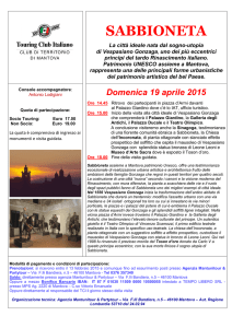 sabbioneta - Touring Club