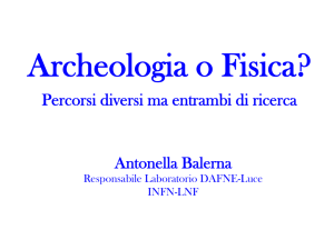 Percorsi diversi ma entrambi di ricerca
