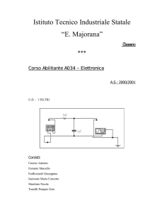 I Filtri - Edscuola