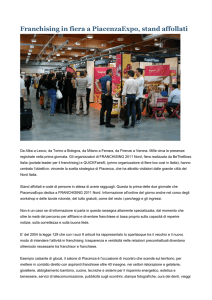 Franchising in fiera a PiacenzaExpo, stand affollati