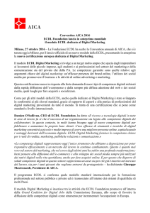 Convention AICA 2016 ECDL Foundation lancia in anteprima
