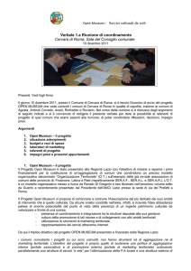 Verbale riunione – progetto………