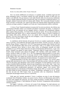 Evola e la critica della civiltà. Freud e Nietzsche