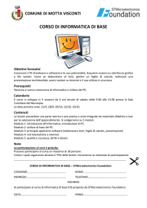 corso di informatica di base