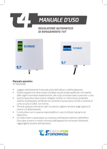 REGOLATORE AUTOMATICO DI RIFASAMENTO T4T