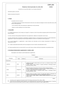 Sistema internazionale di misure
