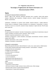 Tecnologia e Progettazione dei Sistemi Informatici e di