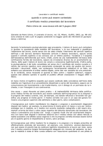 quando e come può essere contestato il certificato medico