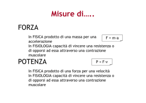 Misure di Forza e Potenza