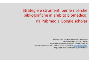 Strategie e strumenti per le ricerche bibliografiche in ambito biomedico