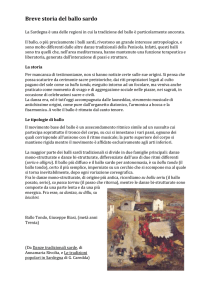 Breve storia del ballo sardo