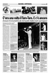 Articolo TaroTarostory L`informazione