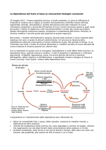 La dipendenza dal fumo si basa su meccanismi