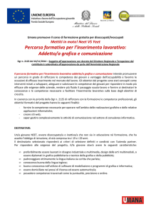 Addetto/a grafica e comunicazione