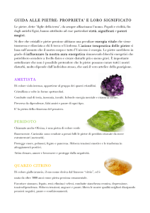 guida alle pietre: proprieta` e loro significato ametista
