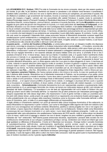 LA LOCANDIERA DI C. Goldoni, 1751