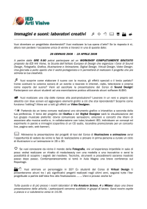 Immagini e suoni: laboratori creativi
