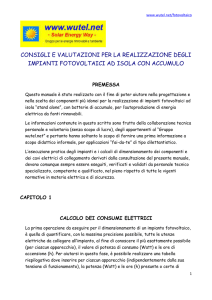 Manuale per la realizzazione di impianti fotovoltaici ad