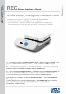 Soluzione innovativa, dotata di piastra riscaldante in ceramica