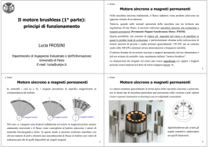 Il motore brushless - Università di Pavia