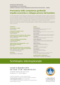 promozione delle competenze genitoriali