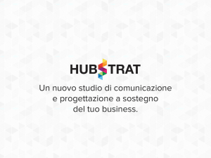 Un nuovo studio di comunicazione e progettazione a