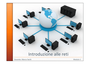 Reti - Prof. Marco SECHI
