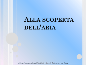 Alla scoperta dell`aria - Scuola Leopardi Foggia