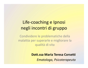Life-coaching e Ipnosi negli incontri di gruppo