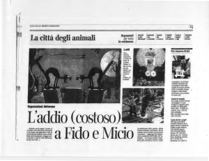 L`addio (costoso) a Fido e Micio