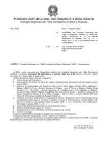 Ministero dell`Istruzione, dell`Università e della Ricerca