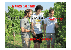 Progetto BIO Allievi Scuola Enologica