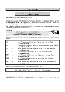 riassunto di grammatica italiana