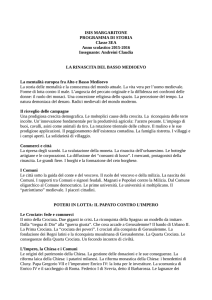 programma di storia - tecnico professionale arezzo