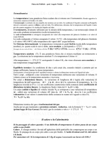 un pò di Termodinamica