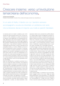 Crescere insieme: verso un`evoluzione