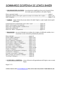 Riassunto Grammatica Inglese - Suore Salesiane dei Sacri Cuori