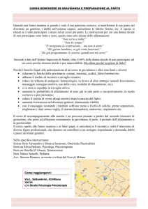 Benessere in Gravidanza e Preparazione al Parto
