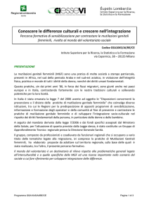 Conoscere le differenze culturali e crescere nell`integrazione