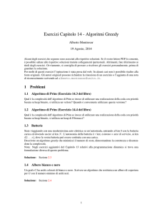 Esercizi Capitolo 14